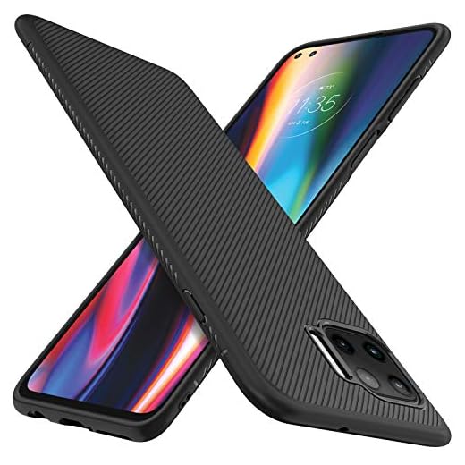iBetter för MOTO G 5G plus fodral, premium flexibelt tunt fodral stötsäkert med droppskyddsfodral för MOTO G 5G plus smartphone. (svart)