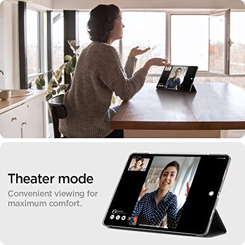 Image of Spigen for iPad Pro 11 inch Case M2 4th Generation (2022) / 3rd Generation (2021), Liquid Air Folio Protective Tri-Fold Cover with Transparent Back, Black