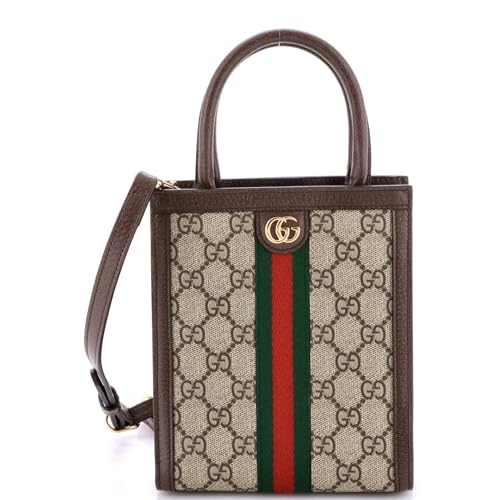 Gucci, Pre-Loved Ophidia Convertible Tote GG Coated Canvas Super Mini,