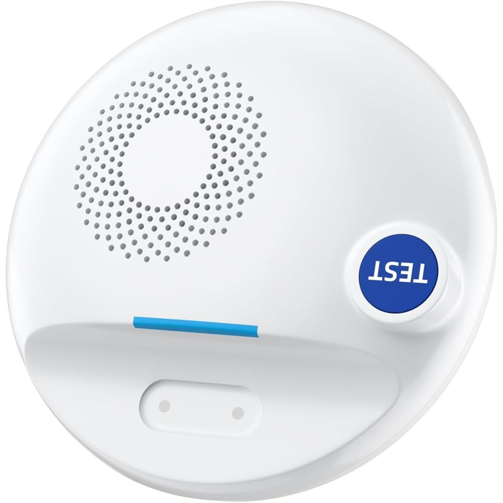 UDSKNV[KSL IP67 Waterproof Wireless Water Leak Detector-Loud Siren, Works Standalone or Via Smart Hub, for Home, Basement, Bathroom