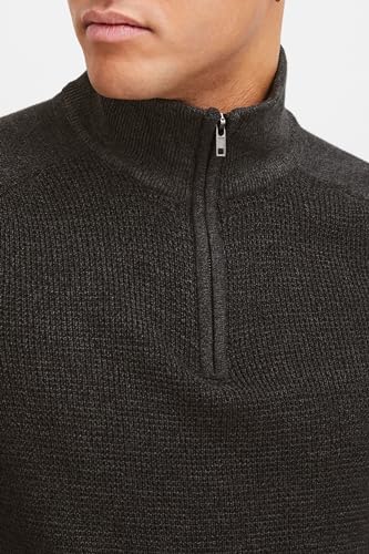 Pull troyer en maille pour homme BLEND en pur coton regular fit