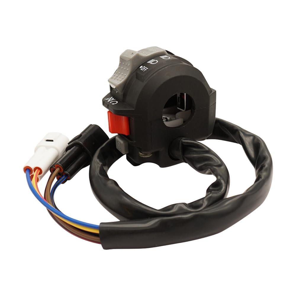 Interruttore sinistro per manubrio adatto per Yama-ha Raptor 700 YFZ450R YFZ450X Kodiak 700 450 Control Start Stop Faro