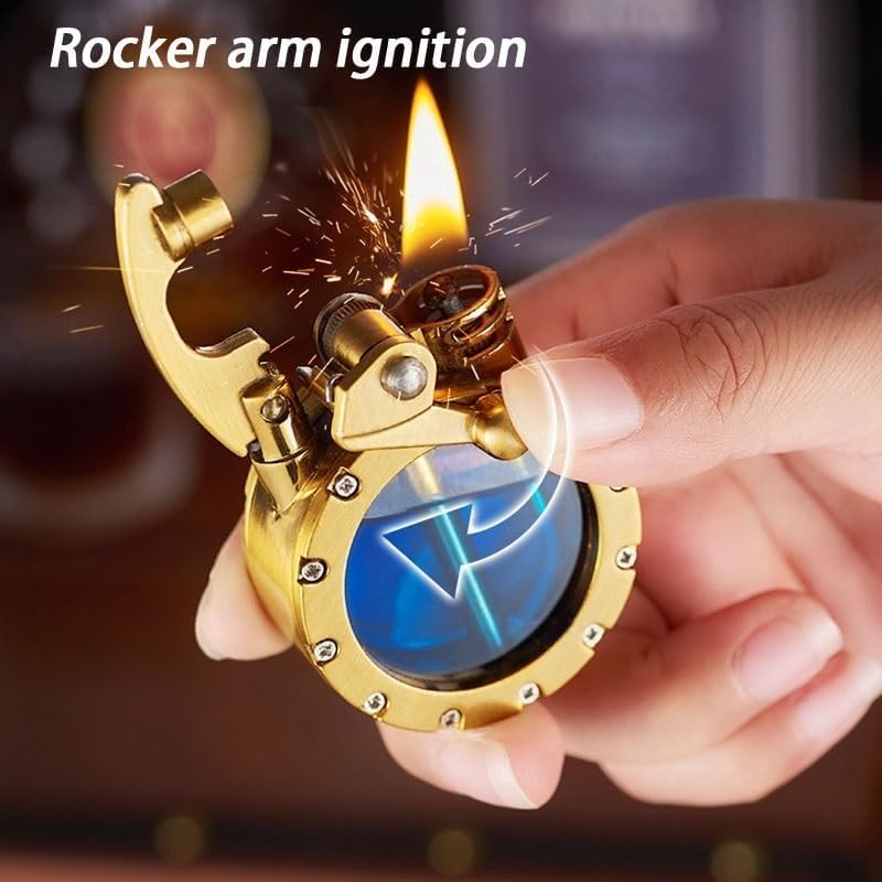 Encendedor Vintage Steampunk Retro Transparente miniatura 2
