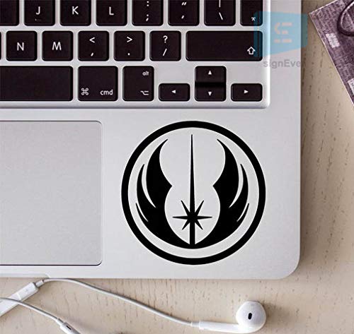 SIGN EVER Star Wars Jedi Logo Laptop Trackpad Stickers for 15.6 14 13 Inches and All Models Laptop Stickers L x H 7.50 cm x 7.50 cm Pack of 2 (B083STHCY4) Amazon Price History, Amazon Price Tracker