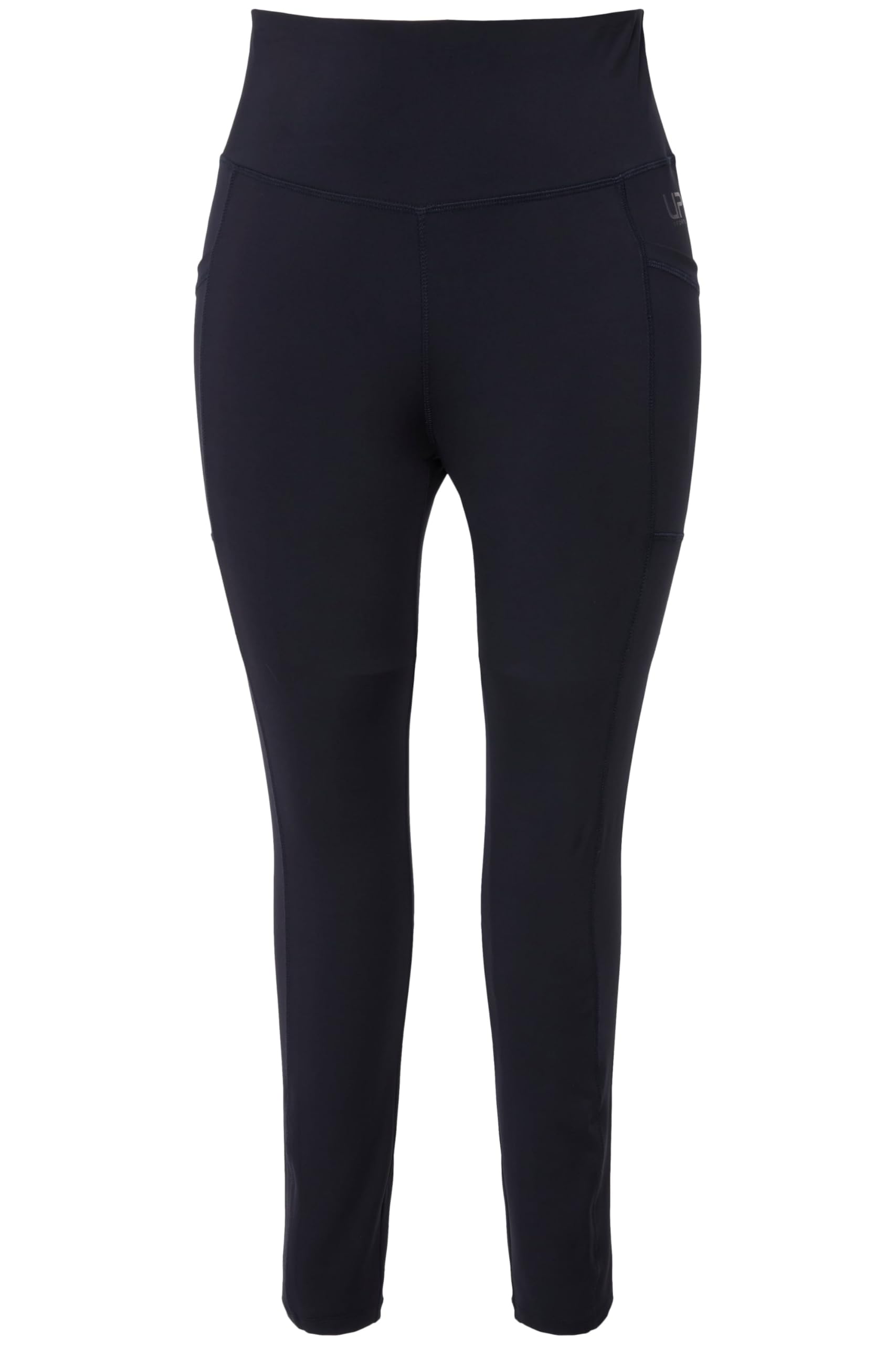 Ulla Popken Damen Sportleggings, Schnelltrocknend, Hochelastisch Hose