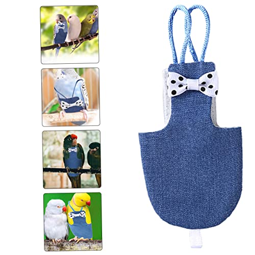 Yardwe 5 Stück Vogelwindeln Für Papageien Sittiche Aras Fluganzug Waschbar Vogelanzug Windel Aus Baumwollmaterial Entzückendes Vogelkleidungszubehör