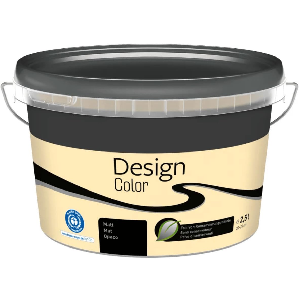 TMPpro Premium Wandfarbe Innen – Design Color Beige Biscuit, 2,5 L