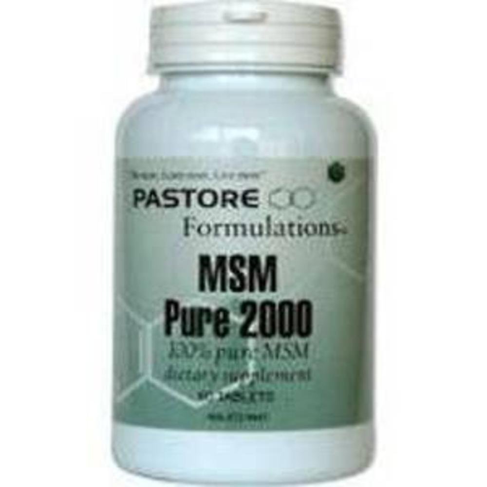 Pastore Formulations - MSM 2000 mg 60 tabs