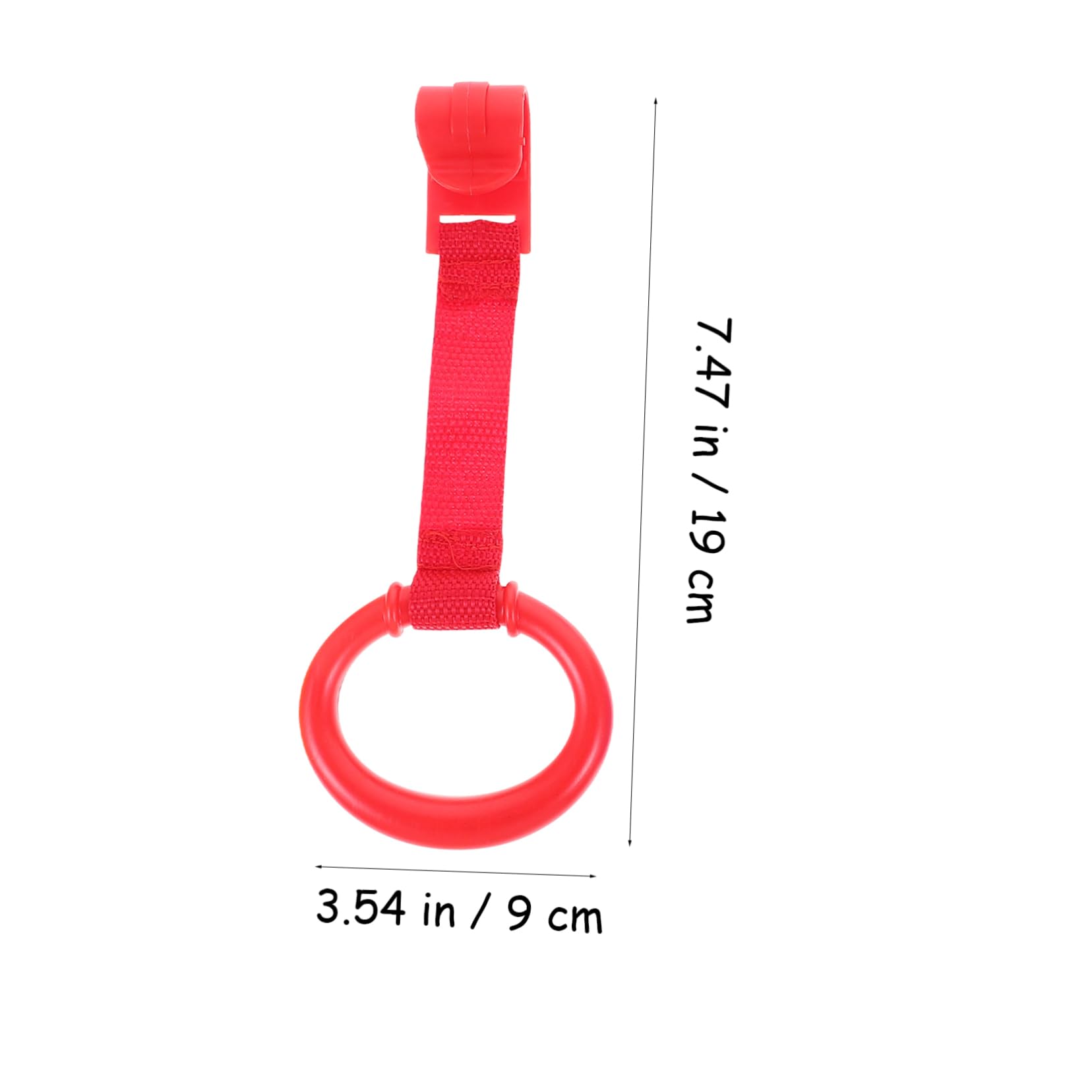 BESTonZON 8pcs Baby Stand up Assist Playpen Pull up Rings Crib Pull up Rings for Walking