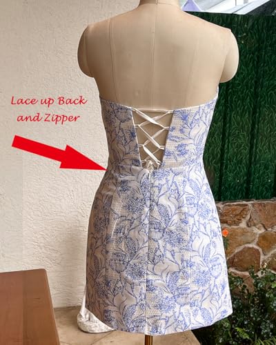Strapless Homecoming Dresses for Teens Floral Print Short Formal Dress Mini Bodycon Cocktail Party Gowns2