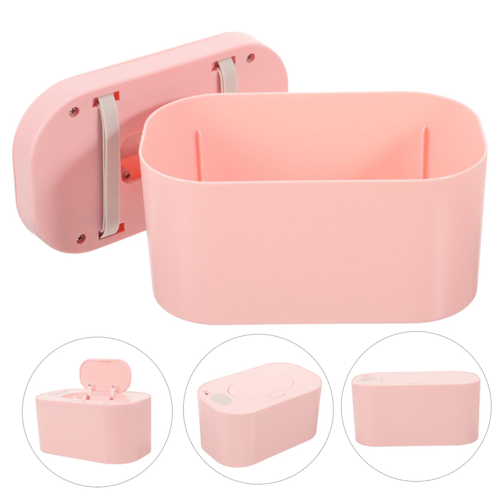 Calentador De Toallitas Húmedas Portátil Para Bebés Usb Hogar y Viajes Mantiene Las Toallitas Calientes y Para Usar Cualquier Momento