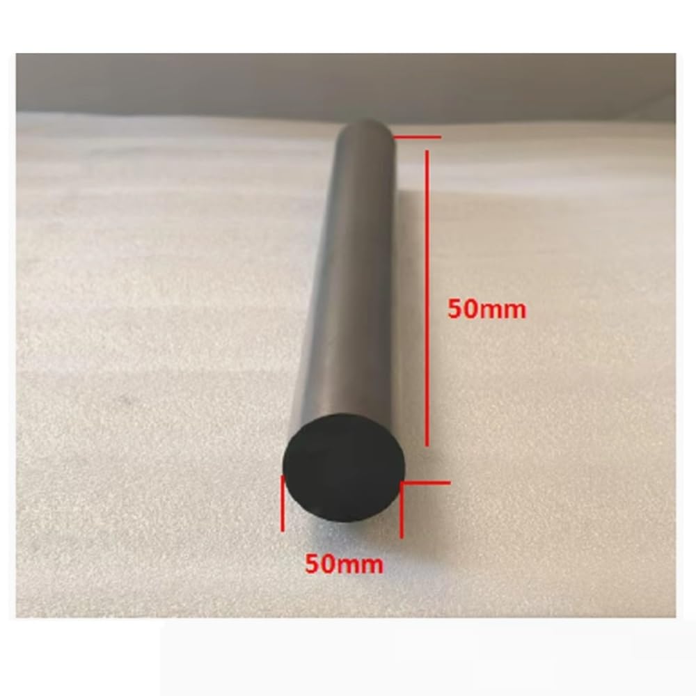 2 Stück hochreine Graphitstäbe – 99,99% Kohlenstoff-Elektrodenstäbe for hohe Temperatur- und Korrosionsbeständigkeit(50mmx50mm)