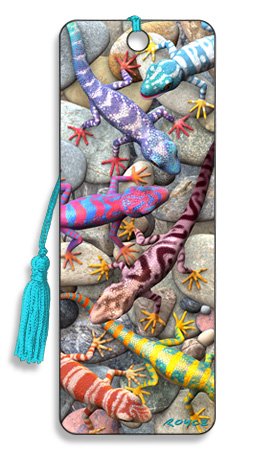 3D Royce Bookmark - Geckos - by Artgame