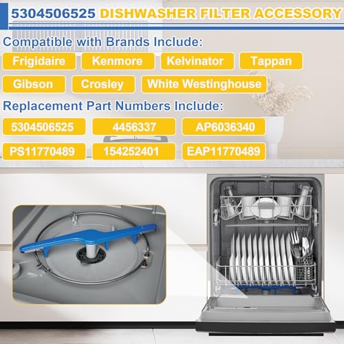 Image of 5304506525 Dishwasher Filter Compatible with Frigidaire Dishwasher