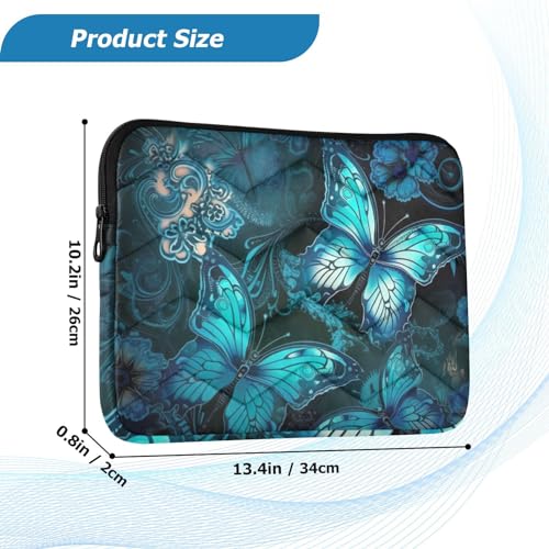 Funda para Laptop Blue Butterfly 13-14 pulgadas impermeable miniatura 3