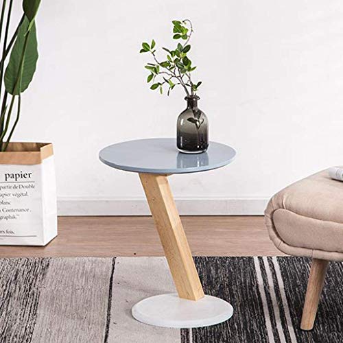 FCSFSF Chair End Tables Side Table Round Tea Table Coffee Table, Natur
