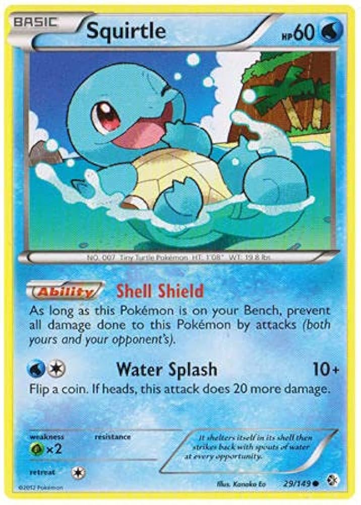こそそう様　6点 Amazon.com: Pokemon - Squirtle (29/149) - BW - Boundaries