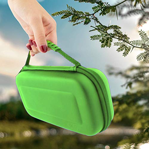 Image of Orzly Carry Case for Nintendo Switch Lite - Portable Travel Carry Case with storage for Switch Lite Games & Accessories [Green]