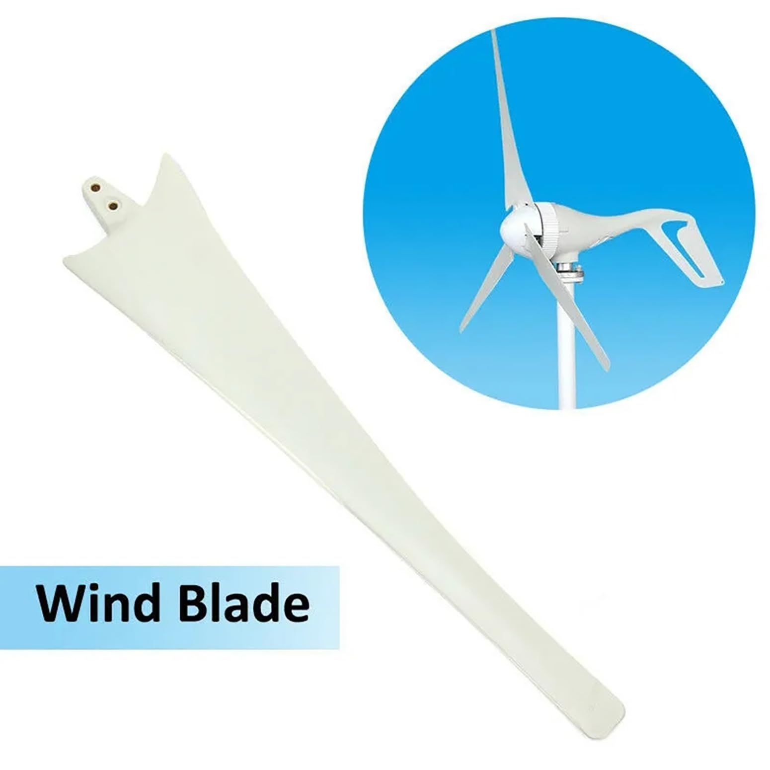 Pales D'éolienne, Pales De Générateur D'éolienne 550mm-900mm Lames De Générateur De Vent pour éolienne Horizontale, Accessoires De Moulin à Vent, pour Remplacer Les Pales D'éolienne,750mm