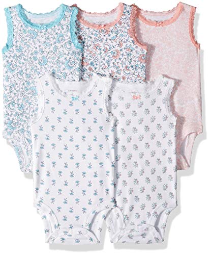 Image of Carter's Unisex Baby 5-Pack Bodysuits