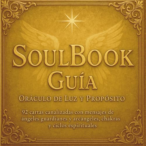 SoulBook Guía: Oráculo de Luz y Propósito, 92 cartas canalizadas con mensajes de ángeles guardianes y arcángeles, chakras y ciclos espirituales: 5 (Libros Que Iluminan)