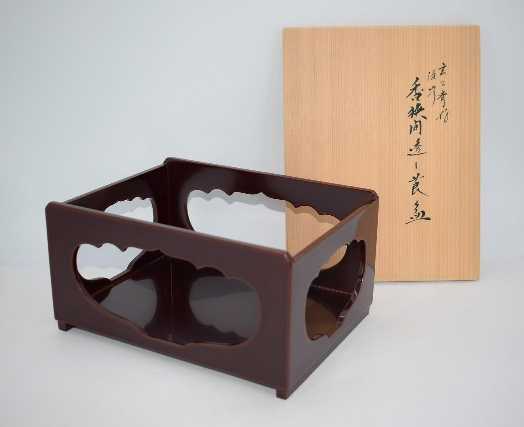 Amazon.co.jp: 茶道具 玄々斎好 香狭間透 莨盆 煙草盆 川瀬 表完 造 