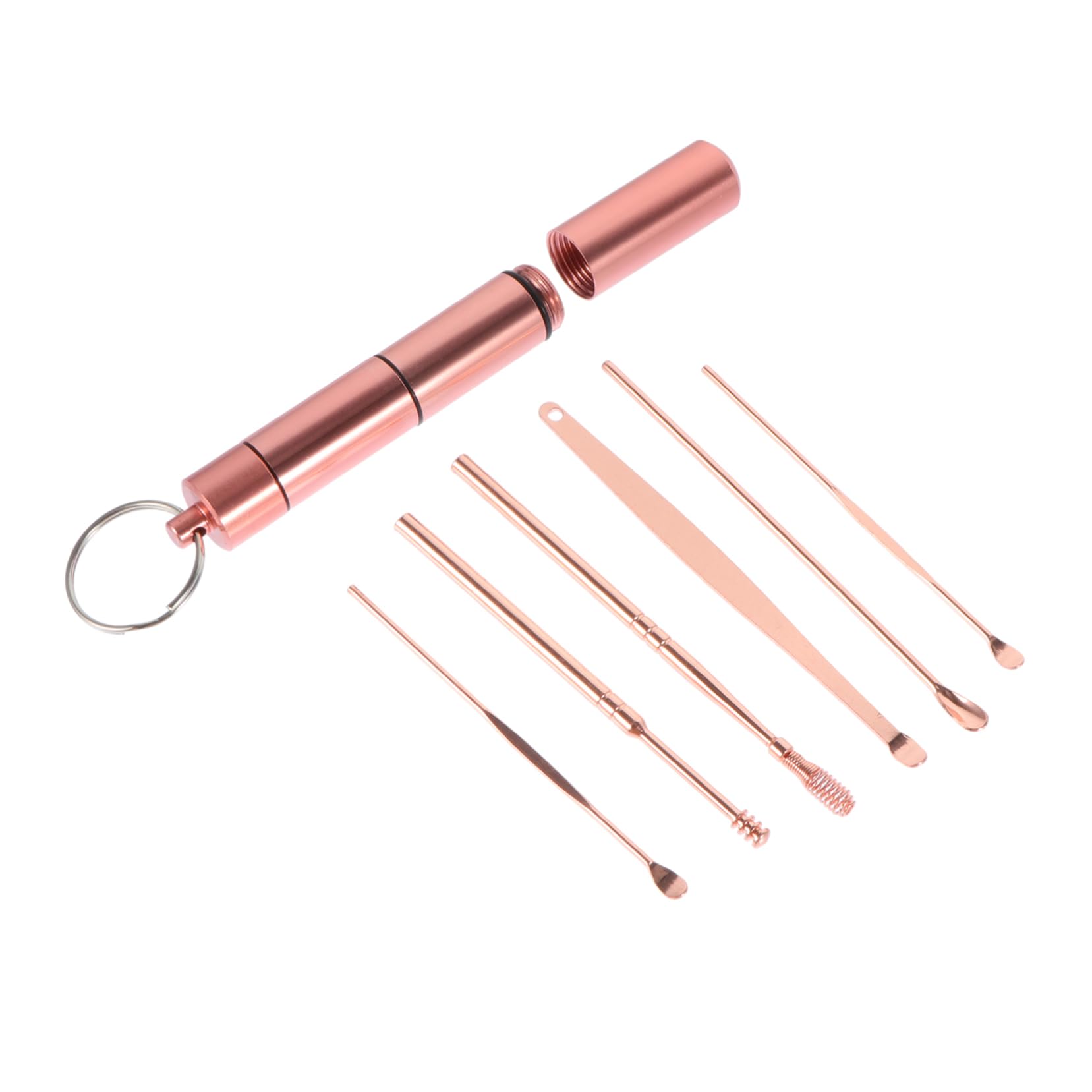 Stainless Steel Ear Cleaning Tools Set Portable Earwax Removal Kit for Safe and Comfortable Ear Care Durable Design