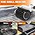HHXRISE Electric Grill Brush for Outdoor Grill: Rechargeable BBQ Grill Cleaner with 2 Heads (Steel Wire & Flame Resistant Sponge) - 2-Speed - 90°Adjustment - Effortless Grill Grates Cleaning
