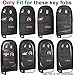 Compatible with Jeep Key Fob Cover with Leather Keychain Soft TPU Protection Key Case for Grand Cherokee Renegade Chrysler 200 300 Dodge RAM Durango Challenger Journey Dart Fiat Smart Key Pink