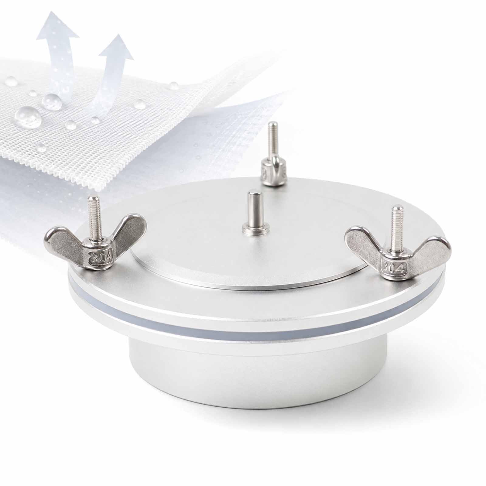 GCYXUC Fabric Moisture Permeability Cup, Textile Water Vapor Transmission Tester, Aluminum Test Cup With 60 Mm Inner Diameter, 22 Mm Cup Depth, Test Fixture For Fabrics And Films