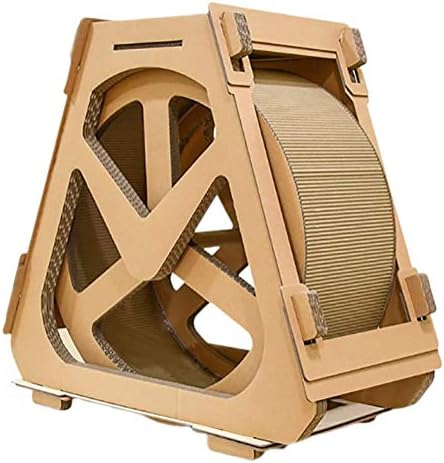 cat tower with exercise wheel