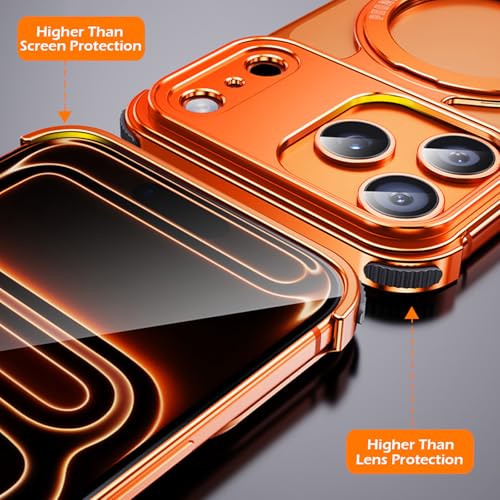 Coque iPhone 17 Pro dissipation chaleur aluminium béquille aimantée - 3