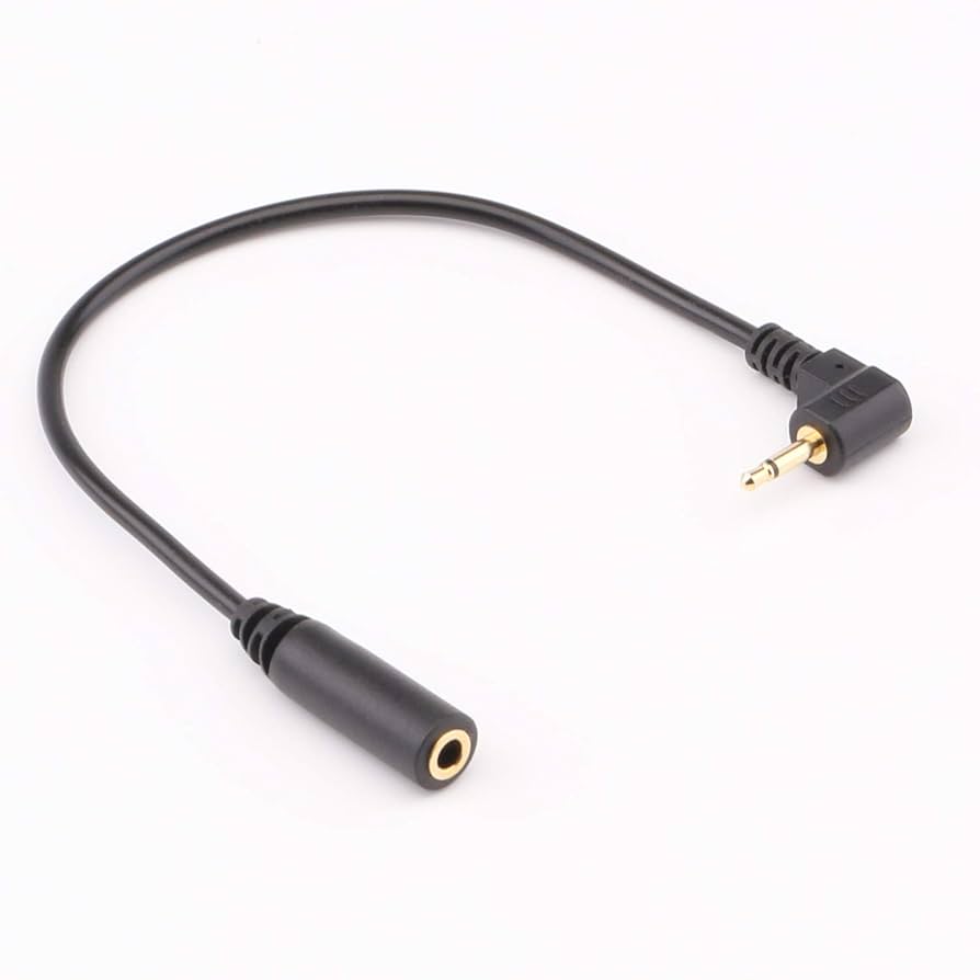 Amazon | eSpot 3.5mm 2.5mm 変換 モノラル ケーブル 2極 (L型