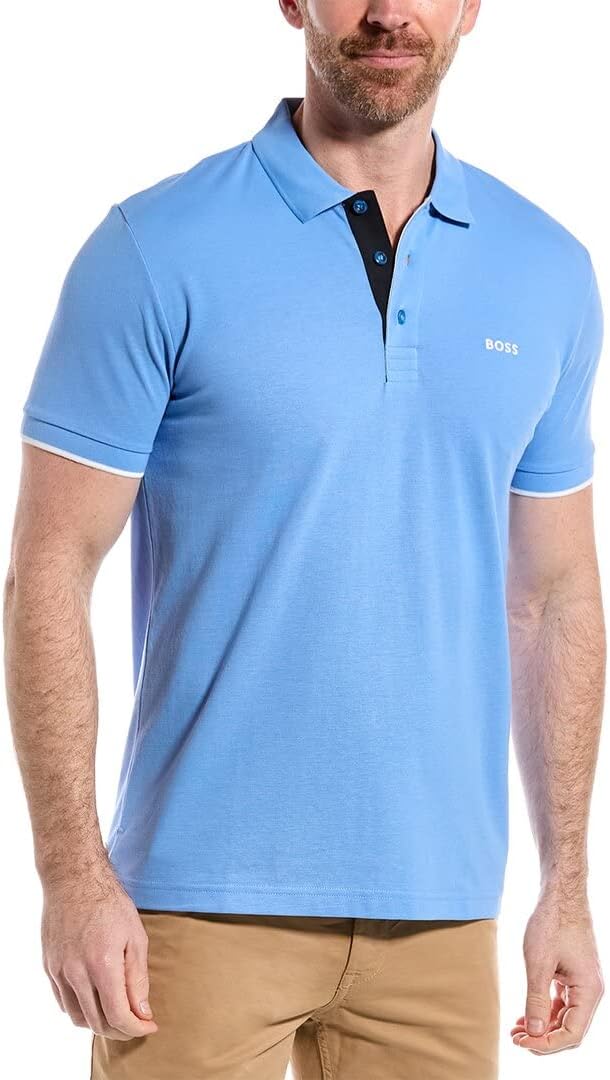 Coton Facile Chemise Hugo Boss Bleu Chemise De Coton Bleu Clair