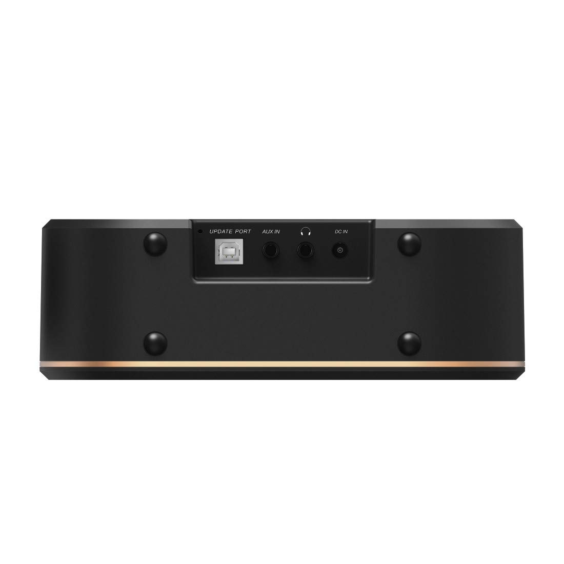 Hama Digitalradio für FM/DAB/DAB+ Empfang, DR350, unterbaufähig (Unterbau-Küchenradio, Farbdisplay, Weckfunktion, Netzbetrieb) Küche Unterbauradio, DAB-Radio, schwarz/Kupfer
