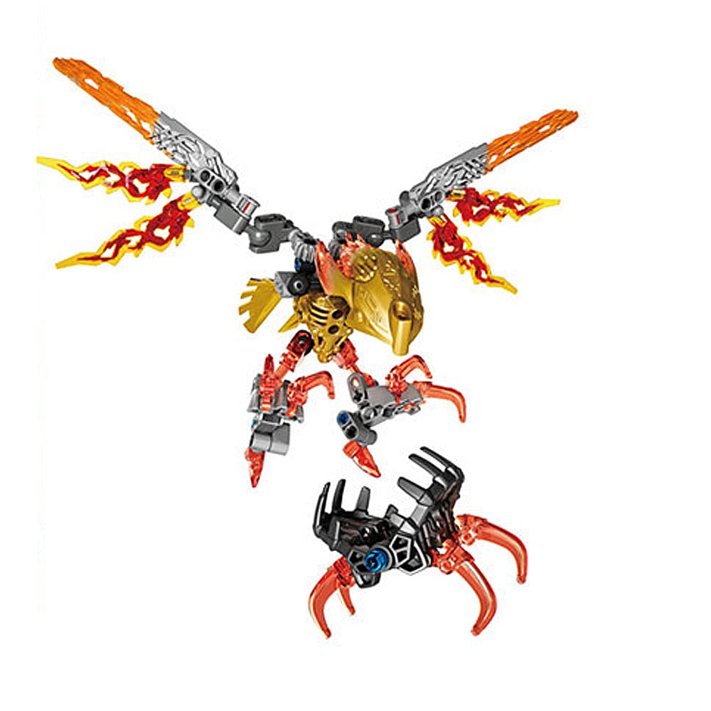 Wolyhai 7.5inch Biochemical Warrior Bioniclemask of Light Bionicle Umarak Hunter Building Block Compatible Bionicle Home Decoration Fan Favorite