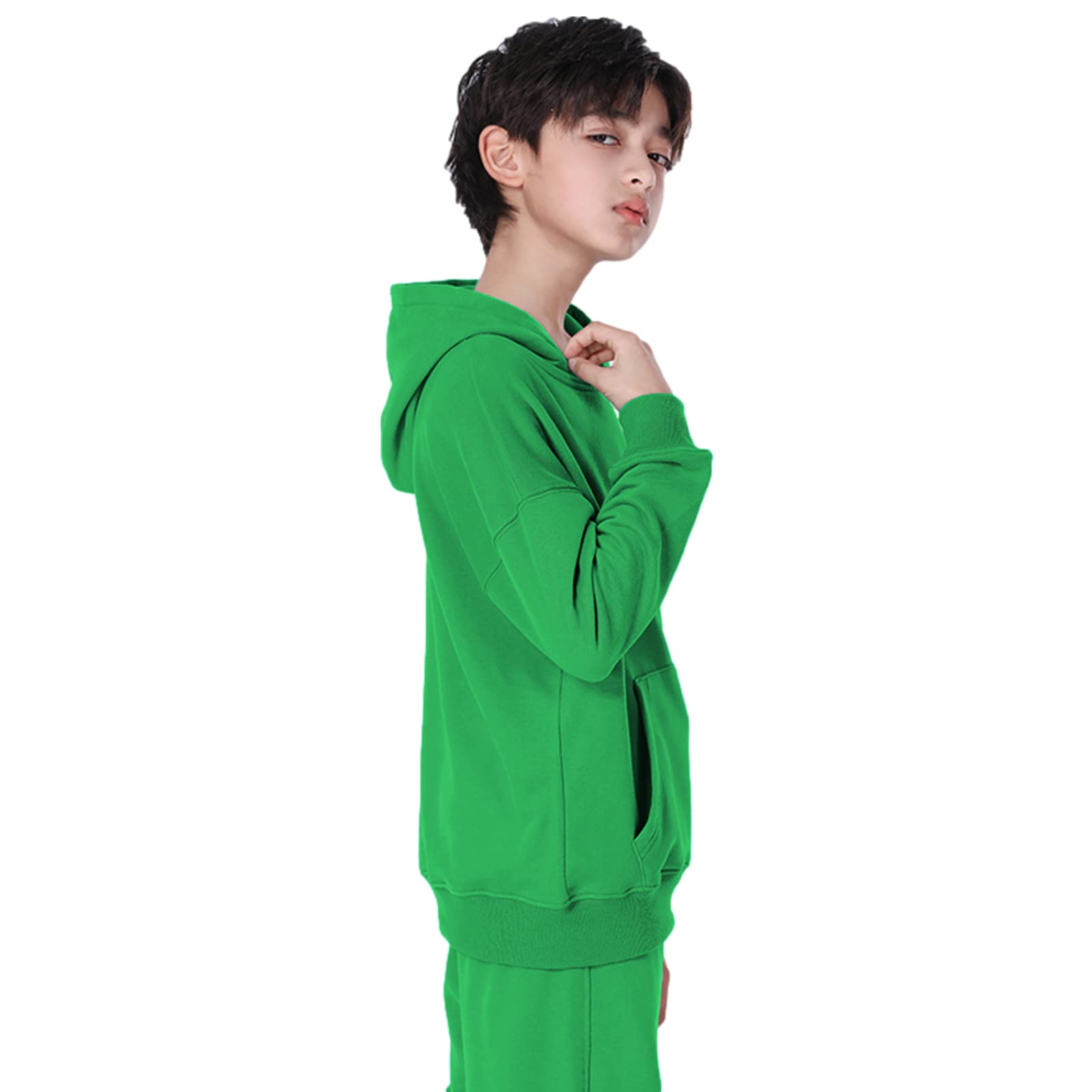 amropi Chándal Niños 2 Piezas Cálido Sudadera con Capucha y Pantalones Jogging Conjunto Ropa para 3-12 años