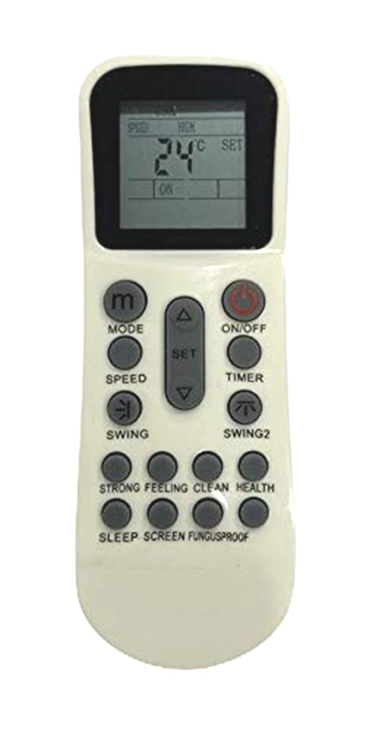 AC Remote Compatible for Godrej Inverter/Non-Inverter AC Remote No 125 (YKR-K/002E) White (Work Only If Your Old Remote Same)-image-10
