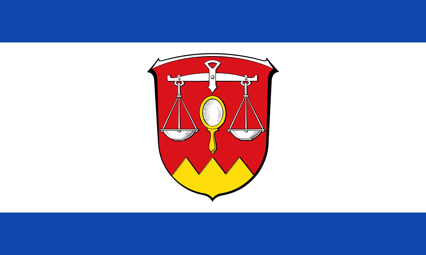 Drapeau Semd Groß-Umstadt grand format pour fêtes locales en Hesse