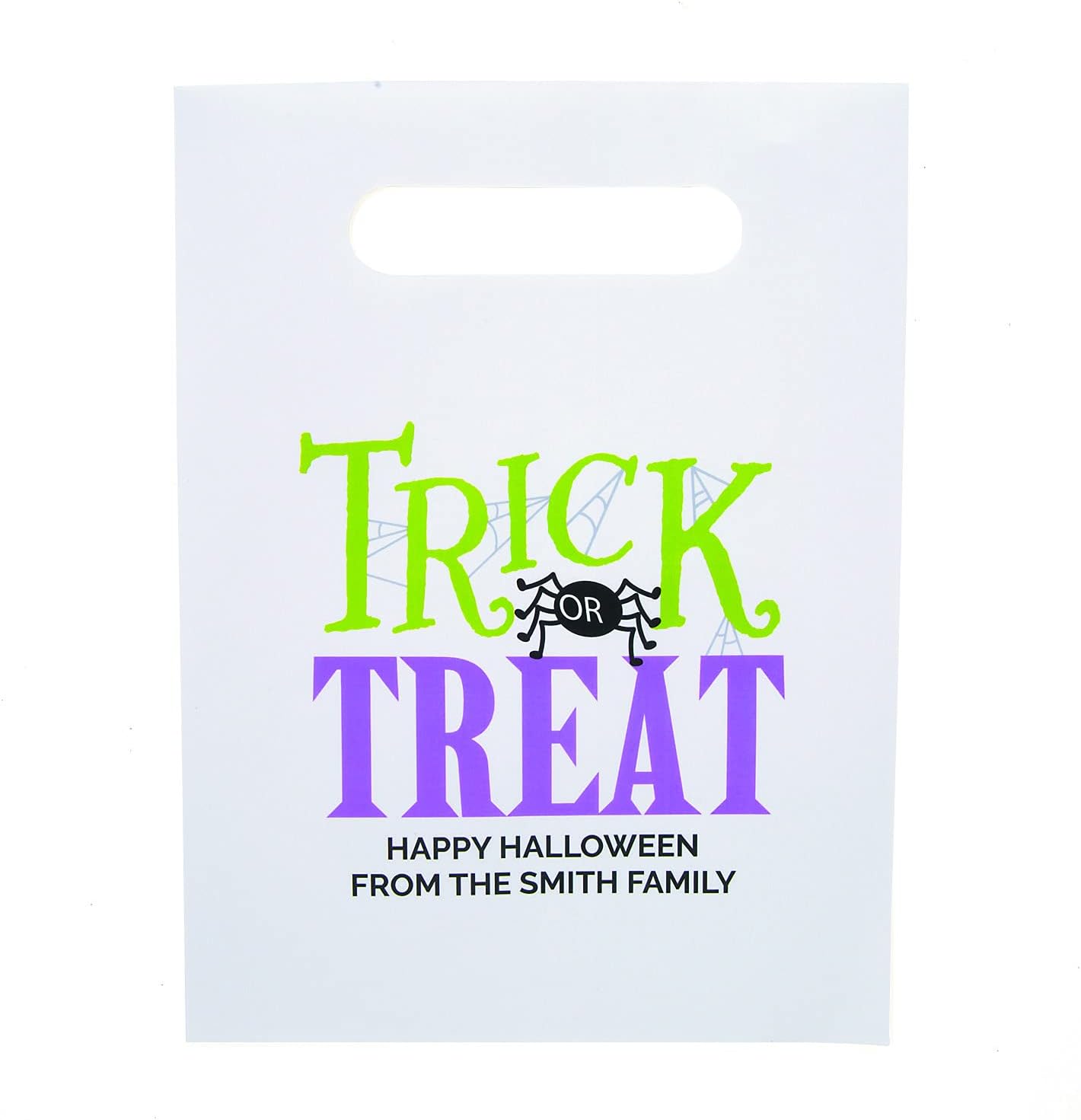 Fun Express Personalized Trick-or-Treat Bags with Cutout Handles - 50 Pieces