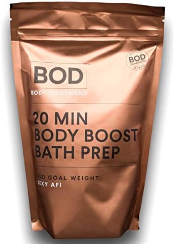 BOD 20MIN BODY BOOST BATH PREP 1KG, leave your body looking sculpted and redefined. Made in the UK.