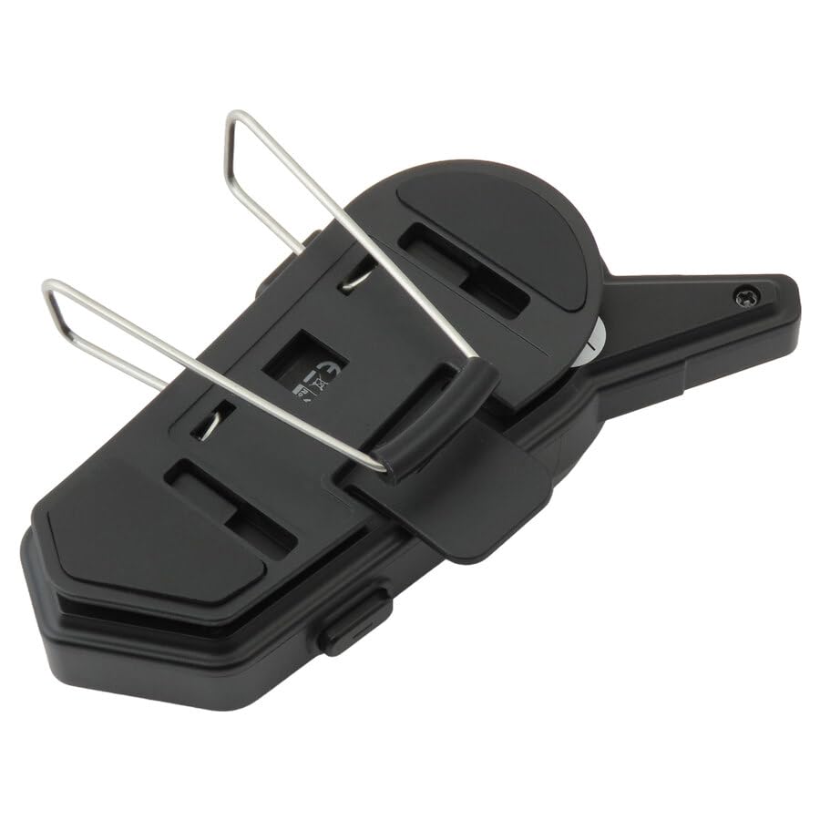 FITZROY Interfono Moto Bluetooth 5.3, Auricolare Casco Moto con Comunicazione 500m, Interphone Moto con Cancellazione Rumore CVC+DSP PRO, Condivisione Musica e Audio Multitasking, Impermeabile IPX6
