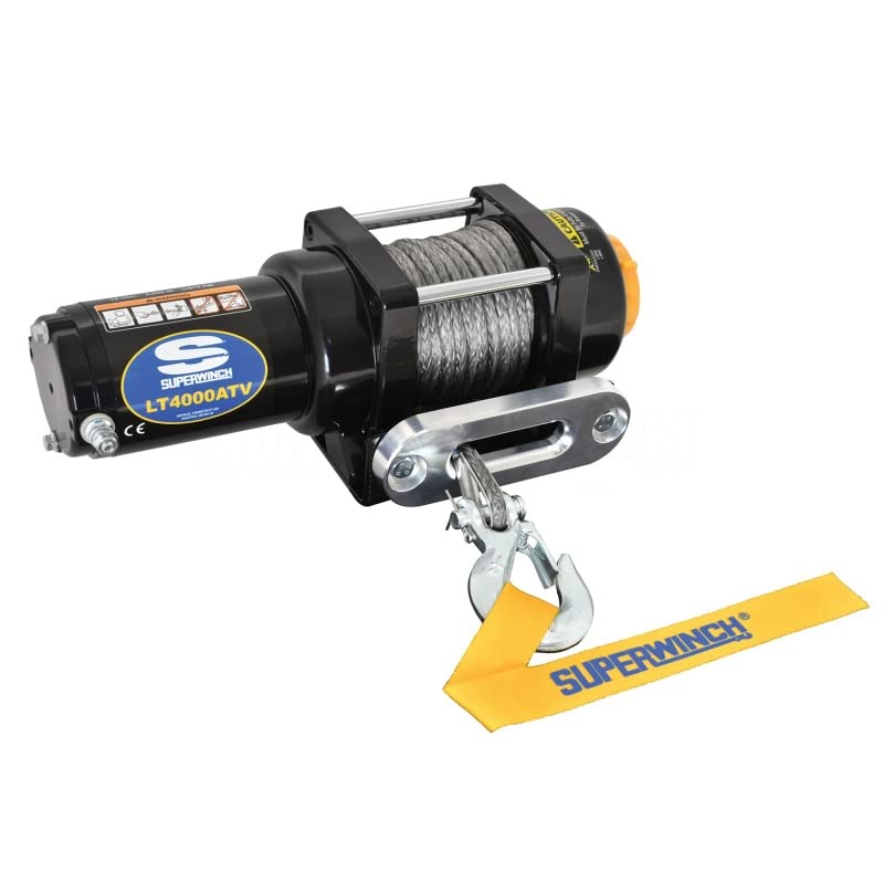Winch Westin 1140230 LT4000 4000 lbs 12V Cuerda Sintética miniatura 2