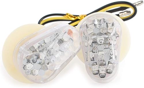 GZYF Señales de giro para motocicleta, intermitentes de montaje empotrado, intermitentes laterales para Yamaha FZ6R FZ1 YZF R1 R6 R6S FZ09 FZ8 TMAX,