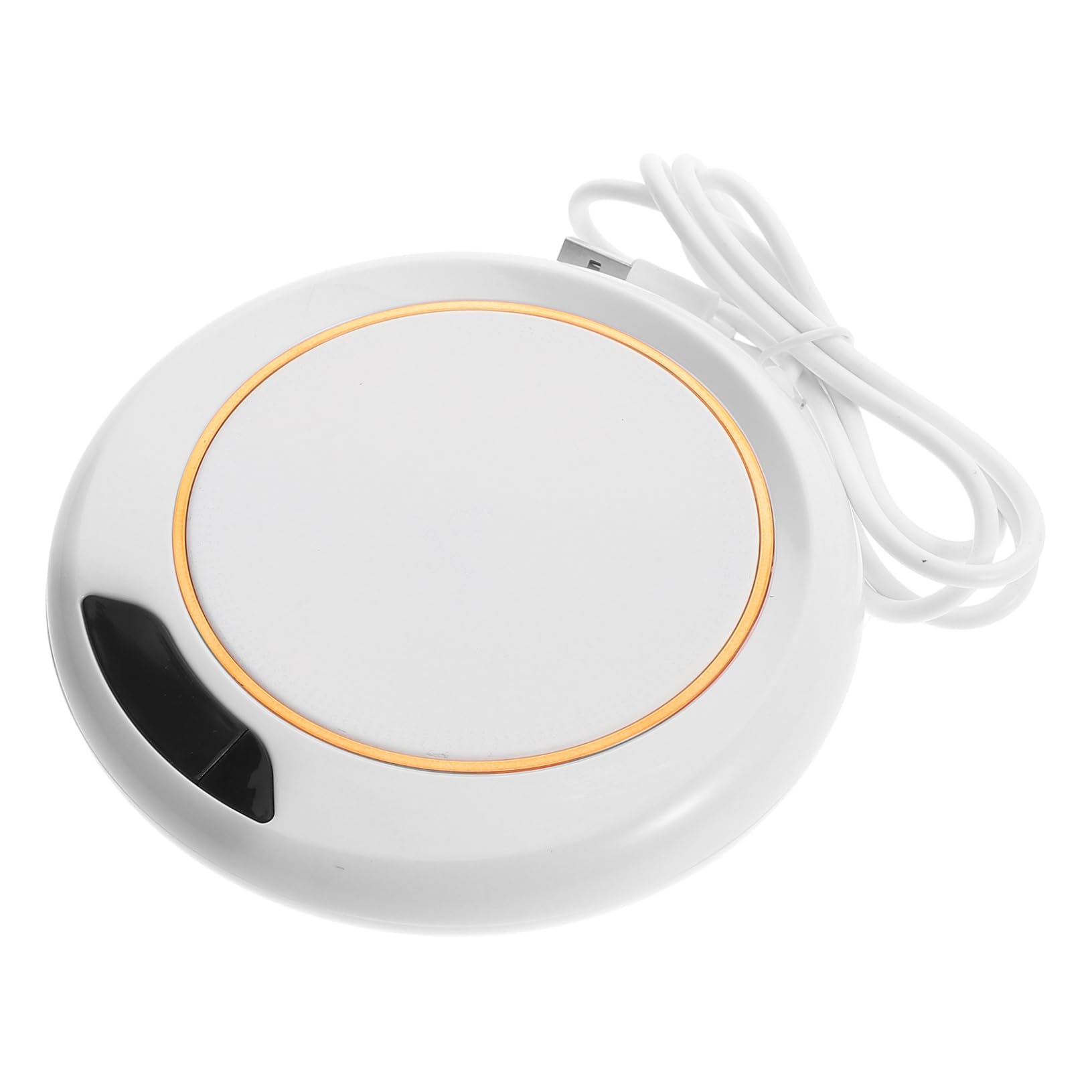 Calentador de tazas eléctrico Alipis con ajuste de temperatura en 3 niveles y base de ABS blanco