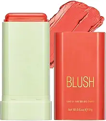 Blush em Creme Multifuncional, Coral Orange, Textura Sedosa, para Olhos, Lábios e Bochechas, 19g
