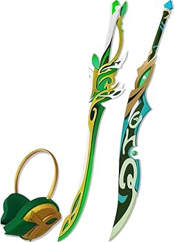 Amazon.co.jp: 原神 コスプレ道具 剣 武器 萃光の裁葉 アルハイゼン