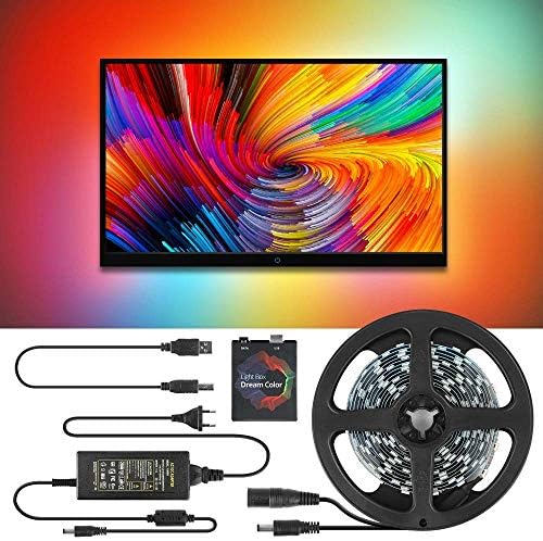 Ambilight-Kit USB LED Strip Light 5050 RGB Dream Color ws2812b Strip for TV Desktop PC Screen Backlight Lighting 1M 2M 3M 4M 5M