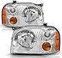 ACANII - For 2001-2004 Nissan Frontier Factory Style Headlights Headlamps Assembly Replacement Driver & passenger Side