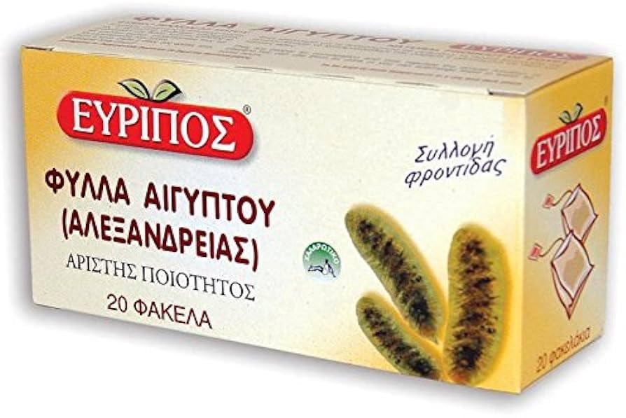 Evripos Egypt Leaves (Alexandria), Natural Product of Egypt, Evripos, 20 Tea Bags